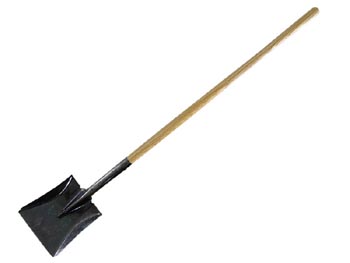 Shovel with Wooden Handle